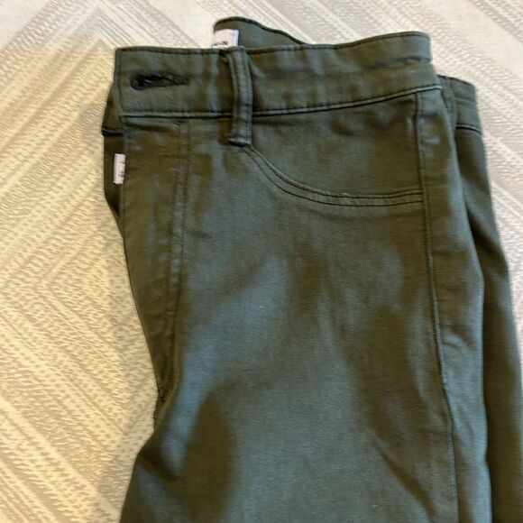 Zara Women’s Army Green Stretch Skinny Jeans Size 4 - Picture 2 of 6